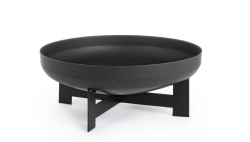     "Effesto Round Black" 50x21cm 