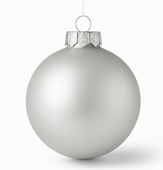    Shiny Silver Matte 10cm 