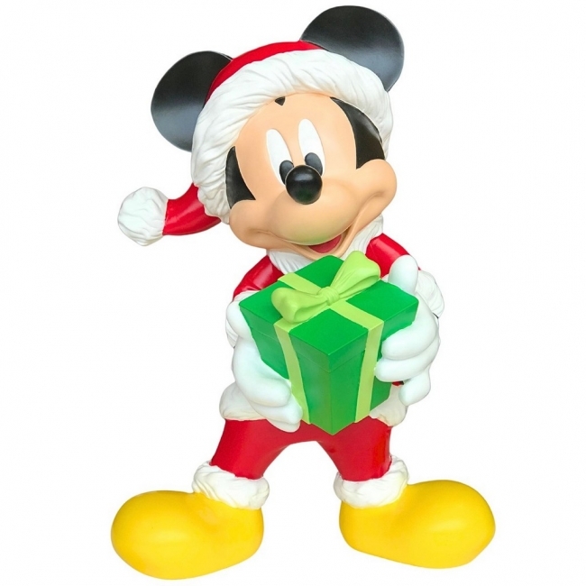   polyresin  "Mickey with present" 33,5x48,5    Epilegin. 