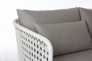   4pcs Teak & Rattan Ninfea White 