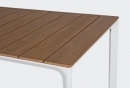  Τραπέζι Αλουμινίου & Polywood Gillis White 2.00 X 0.90cm 