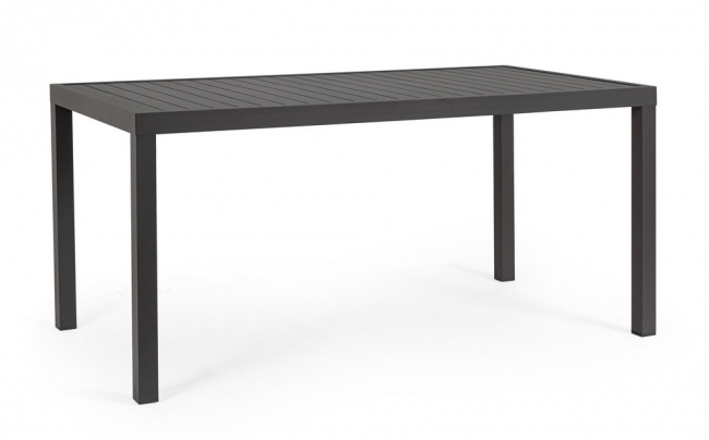  Τραπέζι Αλουμινίου Hilde Charcoal 1.50x0.80m από την εταιρία Epilegin. 