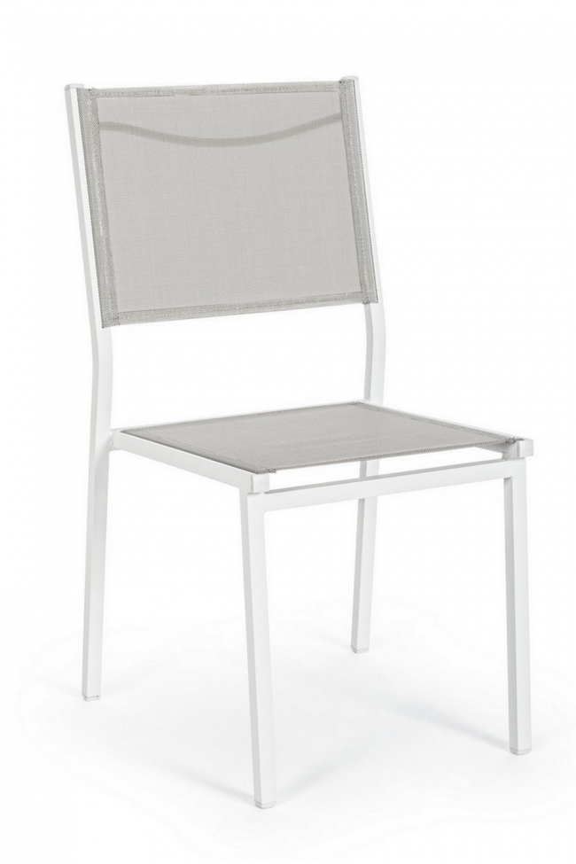  Καρέκλα Αλουμινίου Textilene Hilde White 46x57x88cm από την εταιρία Epilegin. 