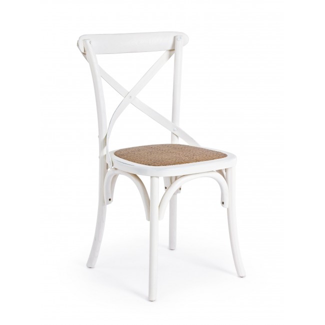  Καρέκλα Cross White 46x42x87cm από την εταιρία Epilegin. 