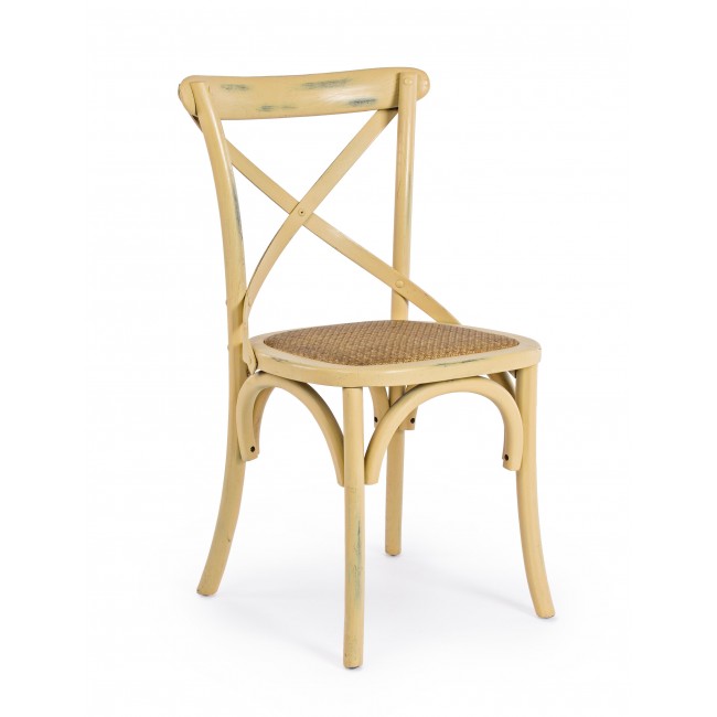  Καρέκλα Cross Ochre 46x42x87cm από την εταιρία Epilegin. 