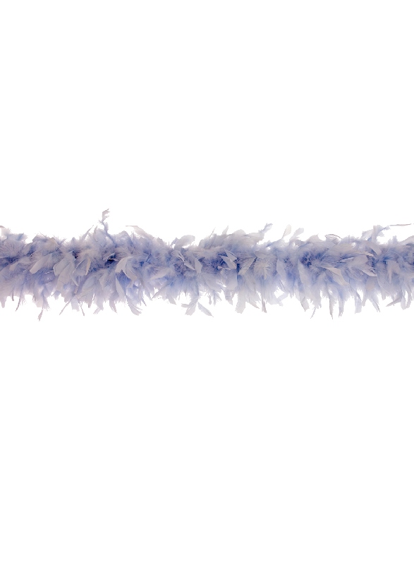  Αποκριάτικο αξεσουάρ φτερό μπόα γαλάζιο άκαυστο από την εταιρία Epilegin. 