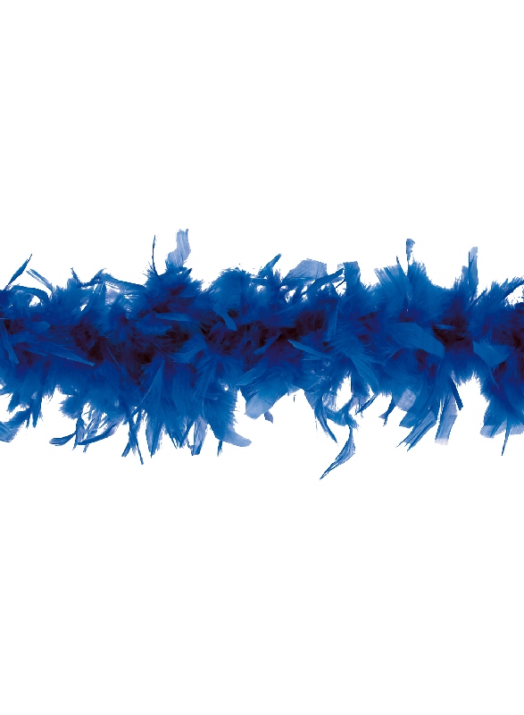  Αποκριάτικο αξεσουάρ φτερό μπόα μπλε άκαυστο από την εταιρία Epilegin. 