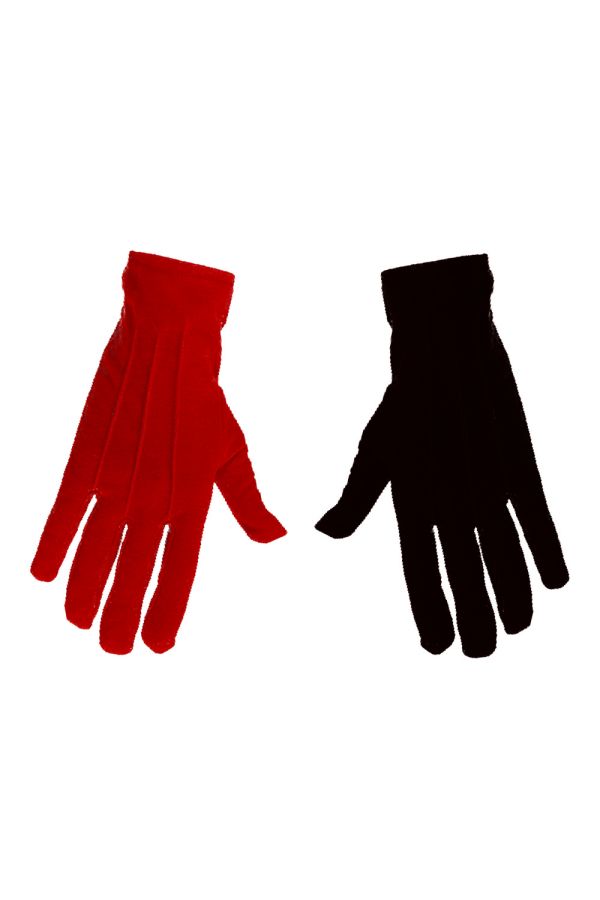  Αποκριάτικο Αξεσουάρ Γάντια Μαύρο - Κόκκινο 23εκ από την εταιρία Epilegin. 