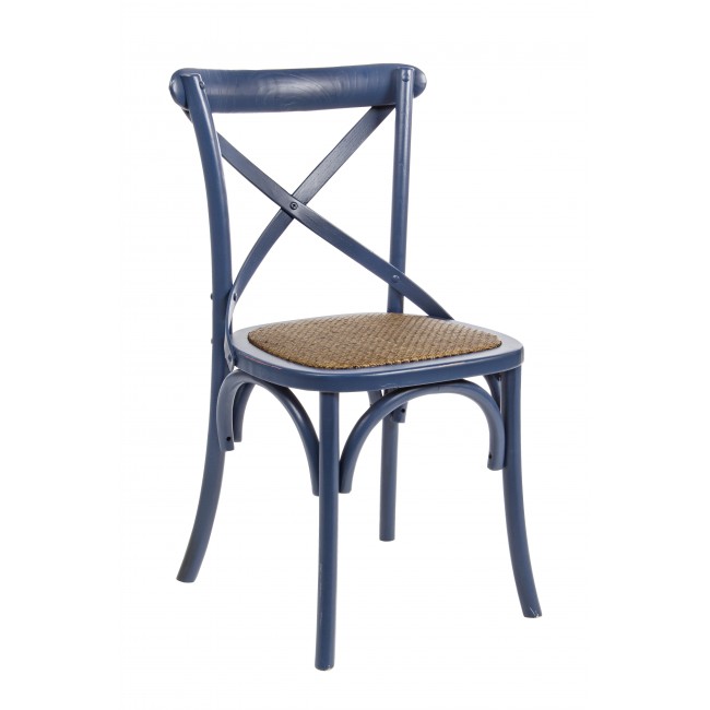  Καρέκλα Cross Blue 46x42x87cm από την εταιρία Epilegin. 