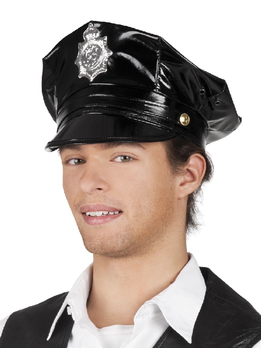  Αποκριάτικο καπέλο αστυνομικού Deluxe μαύρο από την εταιρία Epilegin. 