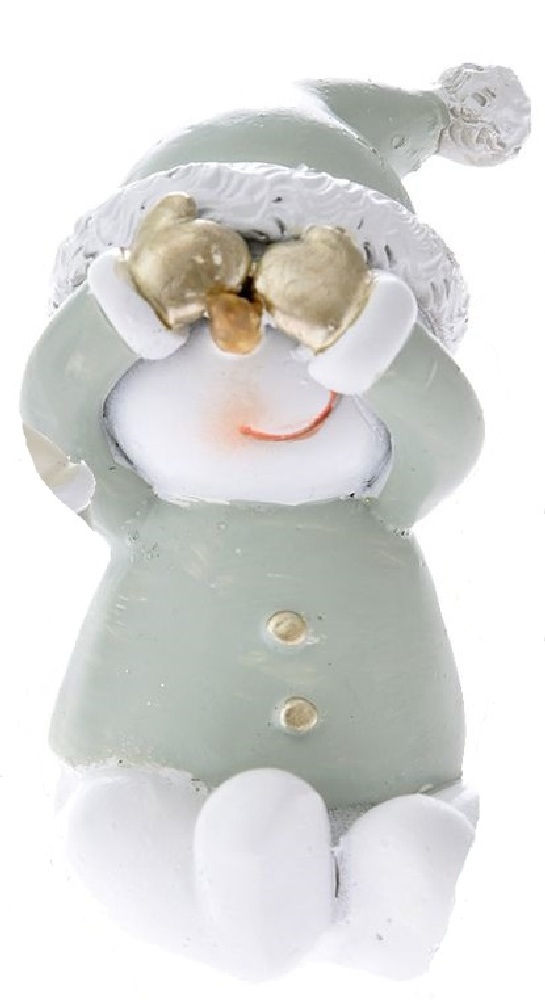  Χριστουγεννιάτικος διακοσμητικός χιονάνθρωπος polyresin βεραμάν 4Χ7εκ από την εταιρία Epilegin. 