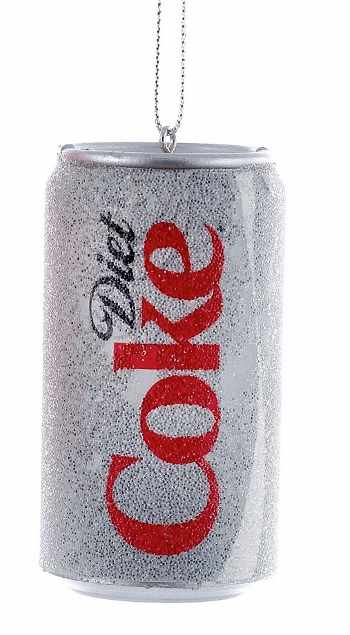  Χριστουγεννιάτικο κρεμαστό κουτάκι CocaCola παγωμένο ασημί 8 εκ από την εταιρία Epilegin. 