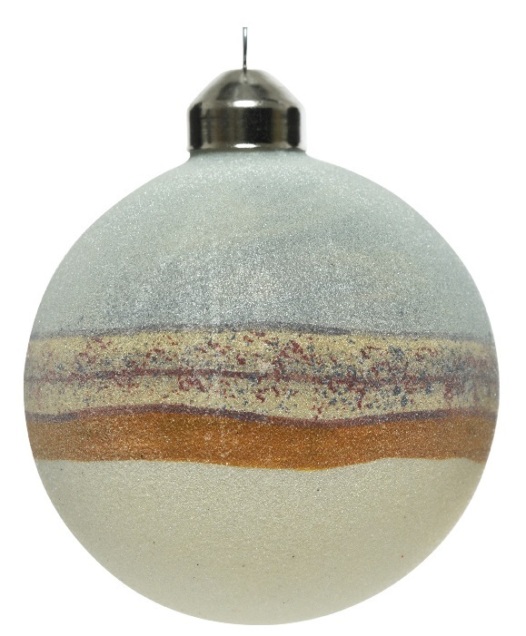  Χριστουγεννιάτικη γυάλινη μπάλα πολύχρωμη με σχέδια 8εκ από την εταιρία Epilegin. 