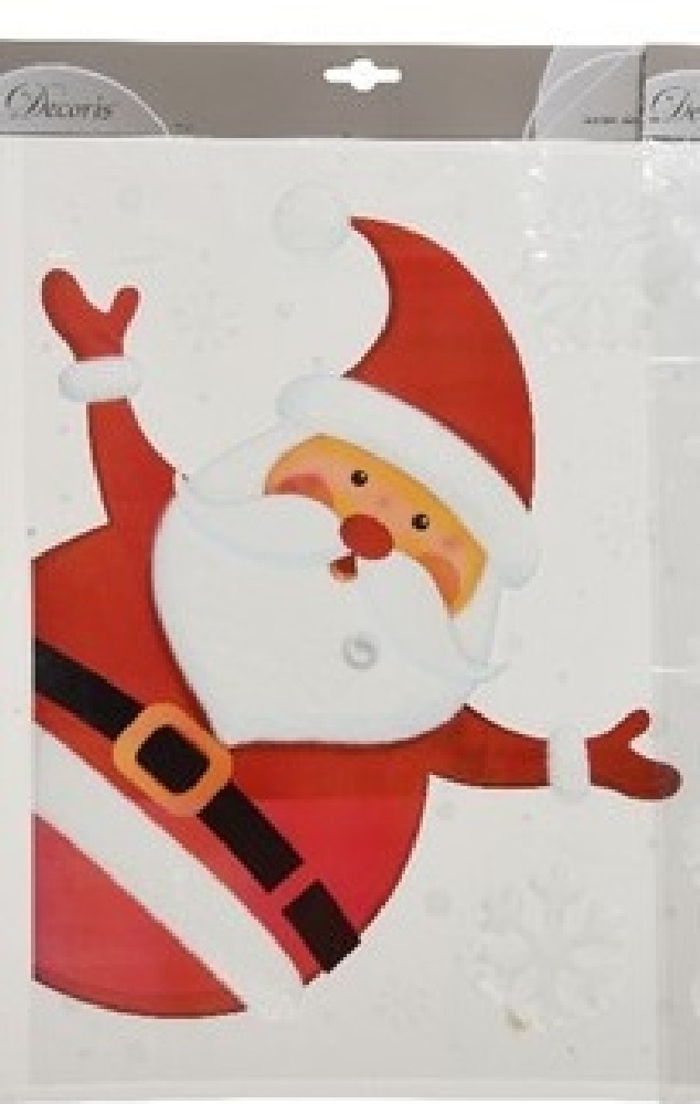  Χριστουγεννιάτικο διακοσμητικό παραθύρου Άγιος Βασίλης 28.5x40εκ από την εταιρία Epilegin. 