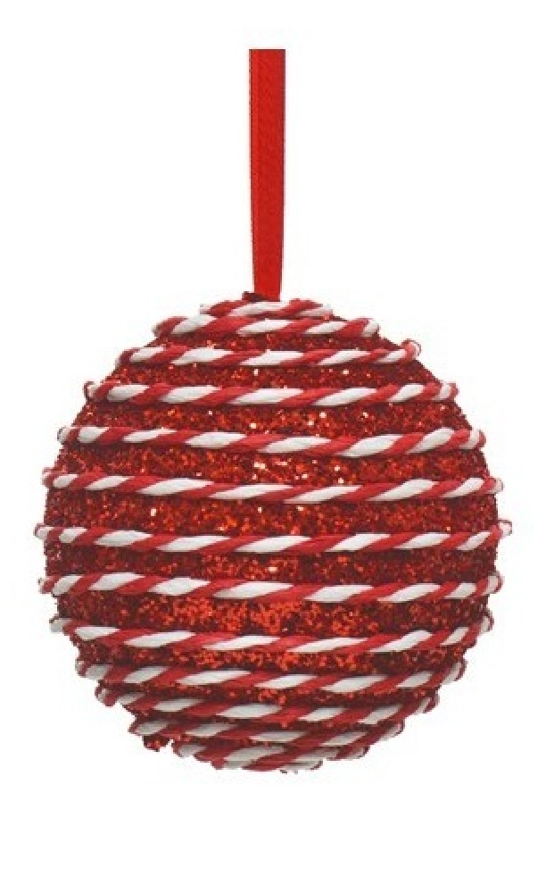  Χριστουγεννιάτικη αφρώδες μπάλα κόκκινη 10εκ από την εταιρία Epilegin. 