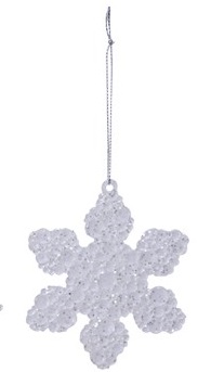 Χριστουγεννιάτικη πλαστική κρεμαστή χιονονιφάδα με γκλίτερ διάφανη 10εκ από την εταιρία Epilegin. Χριστουγεννιάτικη πλαστική κρεμαστή χιονονιφάδα με γκλίτερ διάφανη 10εκ από την εταιρία Epilegin.