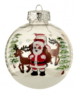 Χριστουγεννιάτικη πλαστική μπάλα διάφανη με παιδικά σχέδια 8εκ από την εταιρία Epilegin. Χριστουγεννιάτικη πλαστική μπάλα διάφανη με παιδικά σχέδια 8εκ από την εταιρία Epilegin.