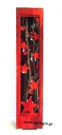  Χριστουγεννιάτικο διακοσμητικό φανάρι κόκκινο αντικέ  9Χ40εκ 