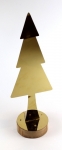  Χριστουγεννιάτικο μεταλλικό δεντράκι χρυσό 12Χ8Χ33εκ 