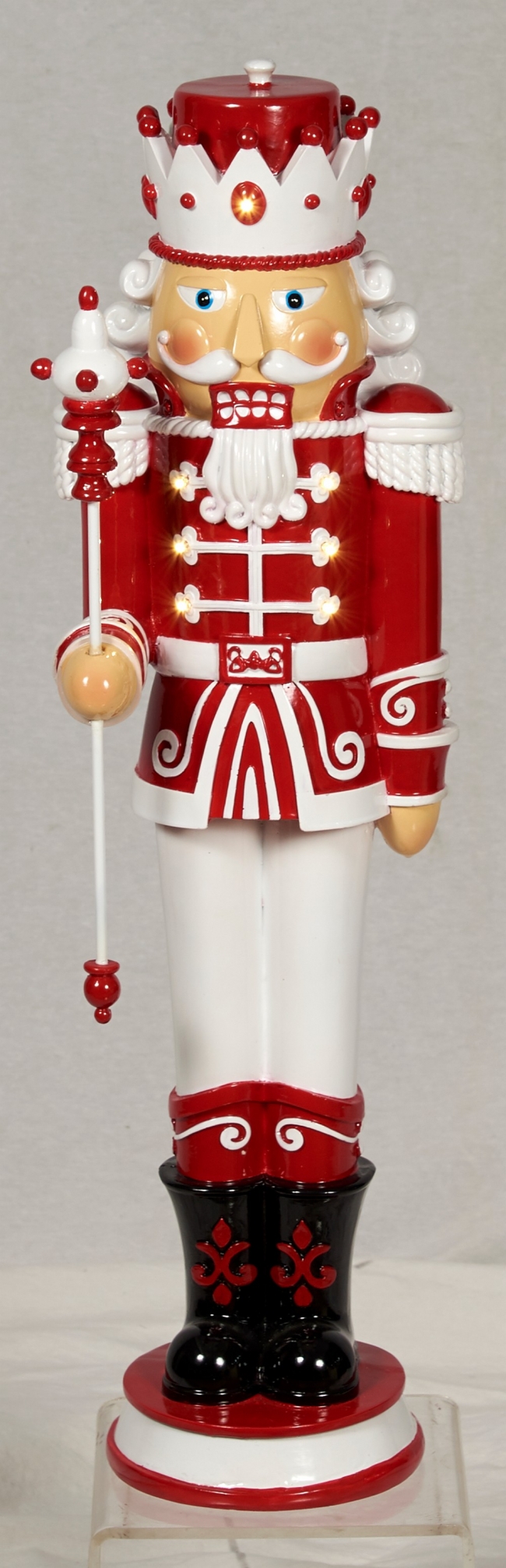  Χριστουγεννιάτικο Μολυβένιο Στρατιωτάκι polyresin Κόκκινο με Φώς 18Χ13Χ69εκ από την εταιρία Epilegin. 