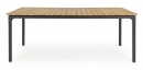  Τραπέζι Αλουμινίου - teak Stone 200X100cm 