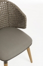  Καρέκλα Teak & Rope "Ninfa" Taupe  54.5x65x79cm 
