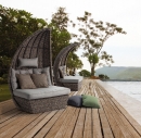  Daybed Rattan 2pcs Samui 2.30X1.23X1.85m 