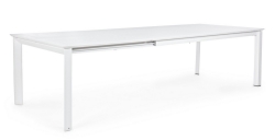  Τραπέζι Αλουμινίου Επεκ/μενο Konnor White 2.00/3.00 X 1.10m 