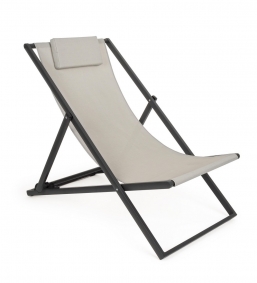 Sezlonk  Taylor Charcoal 61X102X74cm    Epilegin.