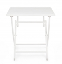  Τραπέζι Αλουμινίου Πτυσ/μενο Elin White 70X70cm 