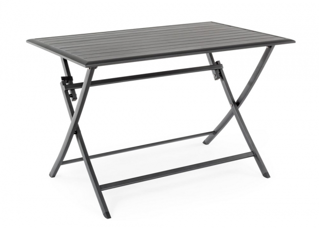  Τραπέζι Αλουμινίου Πτυσ/μενο Elin Charcoal 110X70cm από την εταιρία Epilegin. 