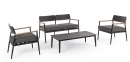    4pcs Kaspian Charcoal 