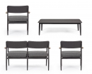    4pcs Kaspian Charcoal 