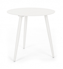 Τραπεζάκι Αλουμινίου Ridley White 50Χ48cm από την εταιρία Epilegin. Τραπεζάκι Αλουμινίου Ridley White 50Χ48cm από την εταιρία Epilegin.