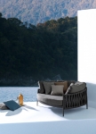  Rope design Daybed Rafael Charcoal 165X146X83cm 
