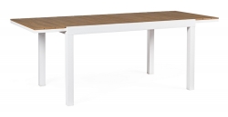  Τραπέζι Αλουμινίου επεκ/μενο Elias White 1.40/2.00x0.90m 