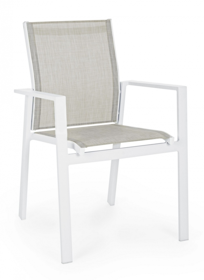  Πολυθρόνα Αλουμινίου Textilene Crozet White 57X62X88cm από την εταιρία Epilegin. 