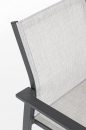  Πολυθρόνα Αλουμινίου Textilene Crozet Charcoal 