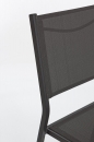  Καρέκλα Αλουμινίου Textilene Hilde Charcoal 46x57x88cm 