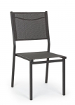  Καρέκλα αλουμινίου Textilene Hilde Charcoal 