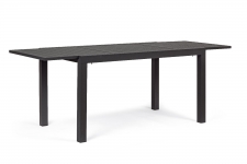  Τραπέζι Αλουμινίου Επεκ/μενο Hilde Charcoal 1.40/2.10 X 0.77m 