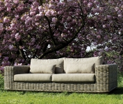   Rattan 3 Seats Leandro Natural 220x97x92cm 