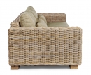   Rattan 3 Seats Leandro Natural 220x97x92cm 