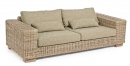   Rattan 3 Seats Leandro Natural 220x97x92cm 