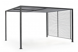 Gazebo  Sliding Top Noah Dark Grey 3.00x3.60x2.10m    Epilegin.