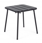  Μεταλλικό Coffee Table  Marlyn Dark Grey 40X40cm 