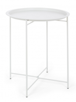 Μεταλλικό Coffee Table Removable Disk White 46x52cm από την εταιρία Epilegin. Μεταλλικό Coffee Table Removable Disk White 46x52cm από την εταιρία Epilegin.