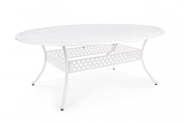  Τραπέζι Αλουμινίου Vintage λευκό Ivrea 2.00X1.52m από την εταιρία Epilegin. 