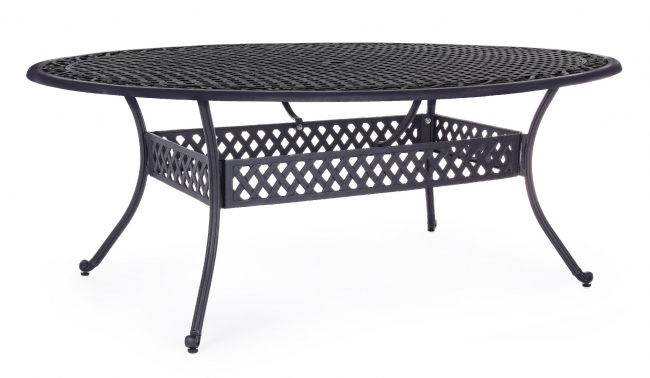  Τραπέζι Αλουμινίου Vintage Dark Grey Ivrea 2.00X1.52m από την εταιρία Epilegin. 