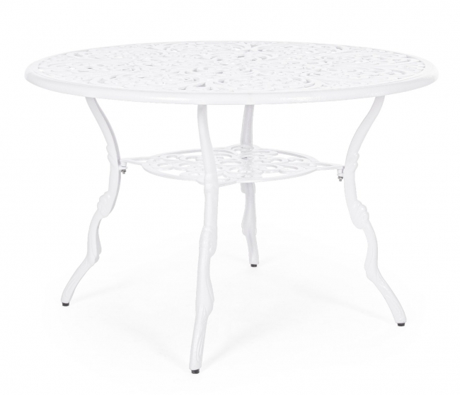  Τραπέζι Αλουμινίου Victoria White Φ110x71.5cm από την εταιρία Epilegin. 